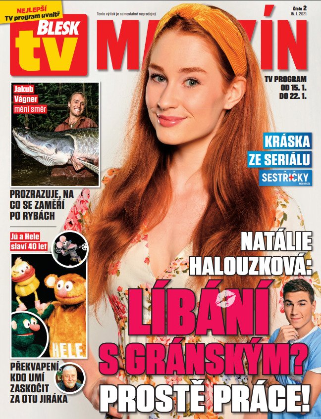  Natálie Halouzková v BLESK tv MAGAZÍNu.