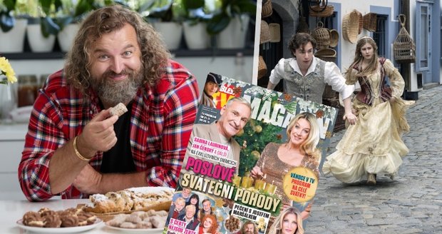Už zítra v Blesku Magazín s prvním TV programem na celé svátky! Recepty Josefa Maršálka na cukroví