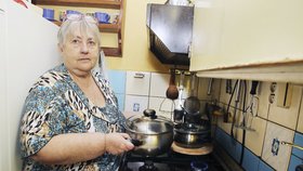 Jaroslava Stehlíková si uvaří jen občas a platí skoro dva tisíce za plyn ročně.