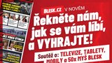 Blesk.cz změnil vzhled: Řekněte nám, jak se vám líbí, a vyhrajte televizi, tablety či mobily!