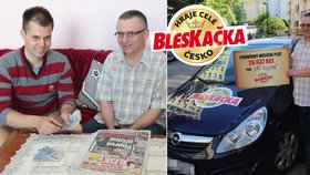 Bleskačka má dalšího výherce: Blesk přivezl řidiči Jirkovi z Benešova 26 637 Kč!