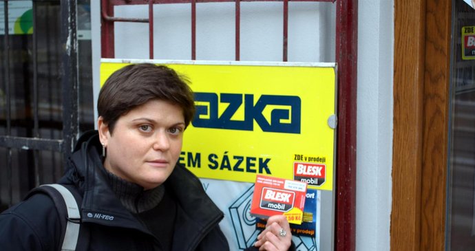 BLESKmobil si dnes v trafice v Pekařské ulici v Brně pořídila i fotografka Martina Odehnalová
