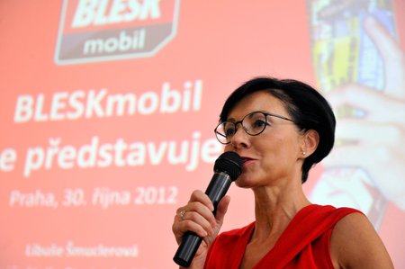 Libuše Šmuclerová, generální ředitelka vydavatelství  Ringier Axel Springer CZ představuje BLESKmobil