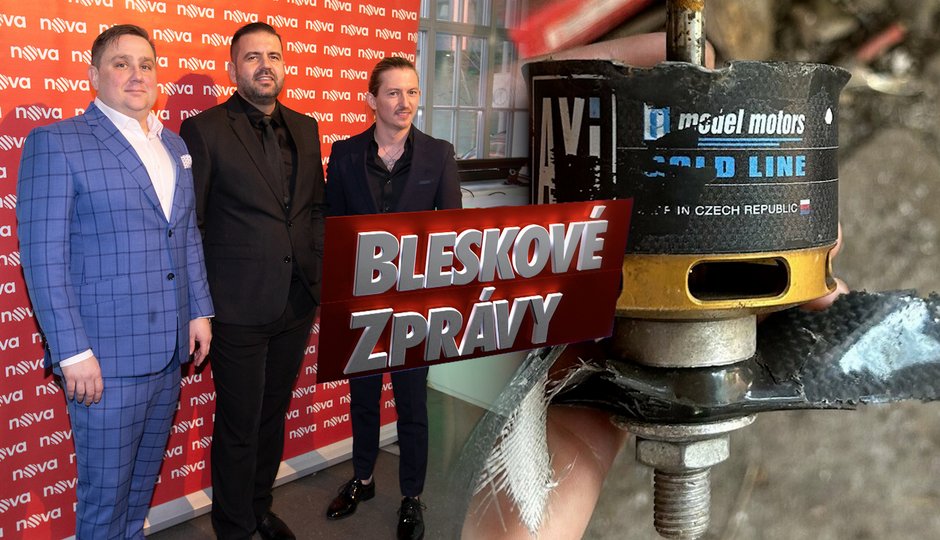 Bleskové zprávy: Nový předseda ústavního soudu a český motor v ruském dronu!