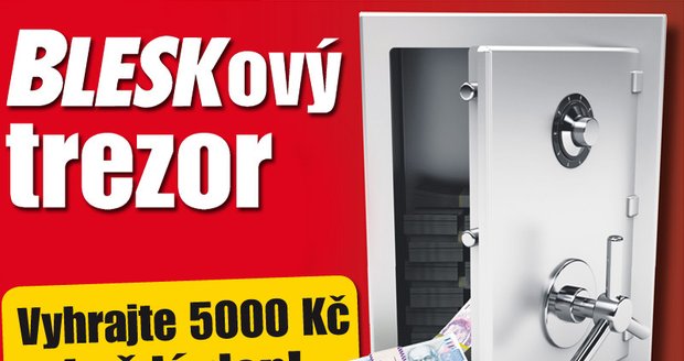 Otevřete BLESKový trezor a vyhrajte každý den 5000 Kč!