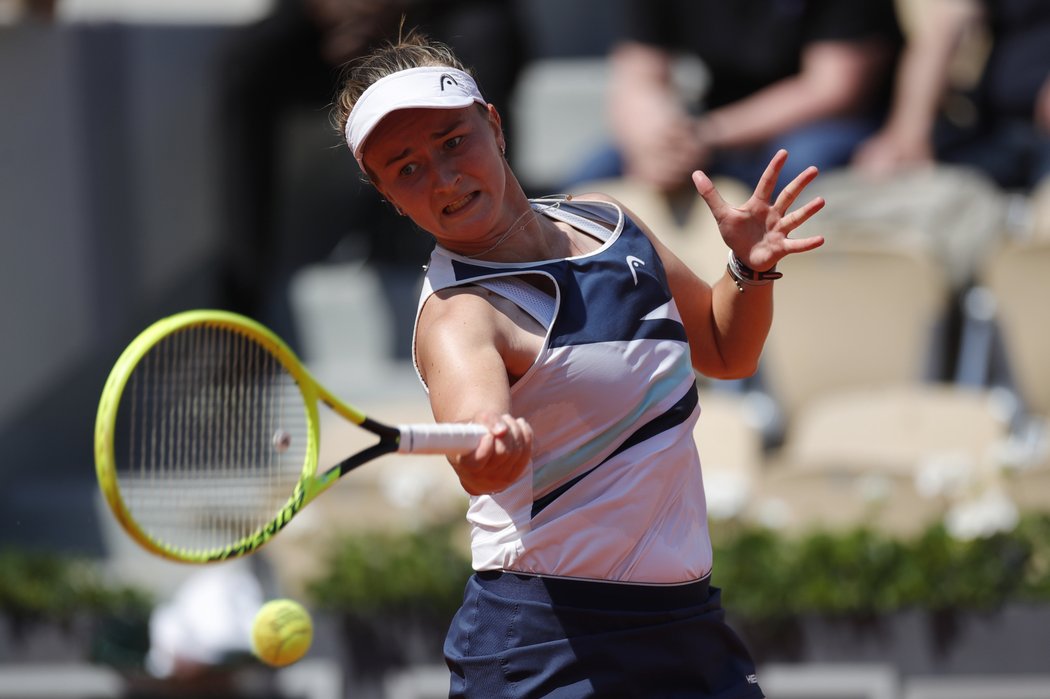 Barbora Krejčíková na French Open 2021