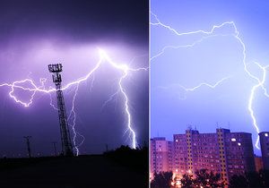 Jakub s Tomášem mají focení blesků jako hobby.