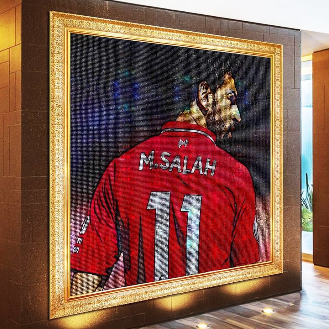 Egyptský fotbalista Mohamed Salah je oblíbencem fanoušků Liverpoolu