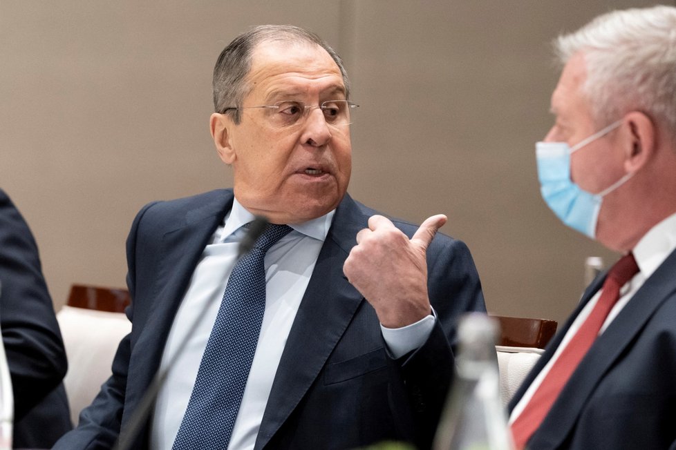 Ministři zahraničí Spojených států a Ruska, Antony Blinken a Sergej Lavrov