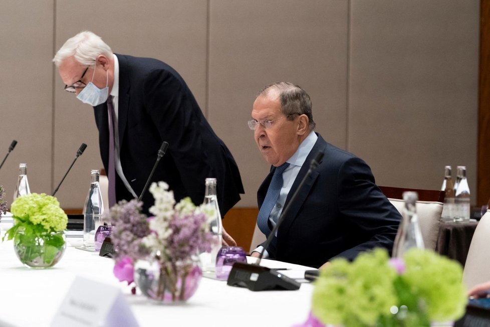 Ministři zahraničí Spojených států a Ruska, Antony Blinken a Sergej Lavrov