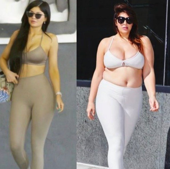 Oblékla se do odvážného outfitu podle Kylie Jenner.