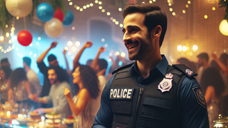 Arabští tajní policajti aneb Jak vypadá páteční party s chlapem v policejní uniformě Arabští tajní policajti aneb Jak vypadá páteční party s chlapem v policejní uniformě