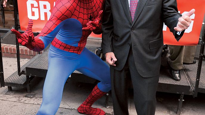 MICHAEL BLOOMBERG: do Bílého domu i se Spidermanem