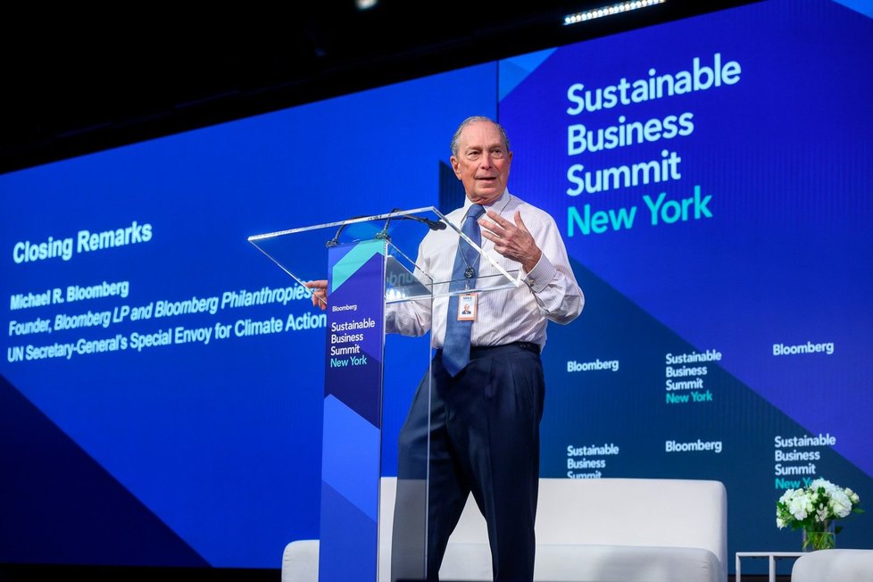 Miliardář Michael Bloomberg