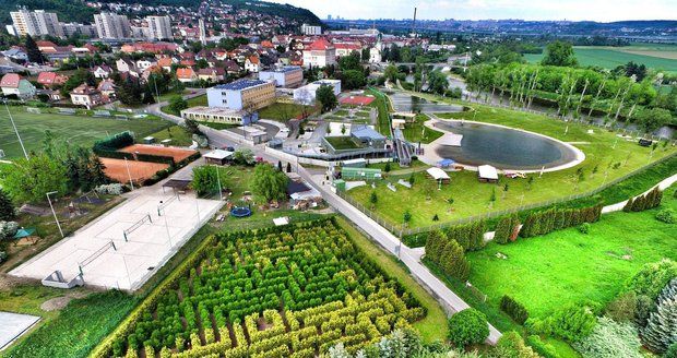 Bludiště v městské části Praha-Radotín