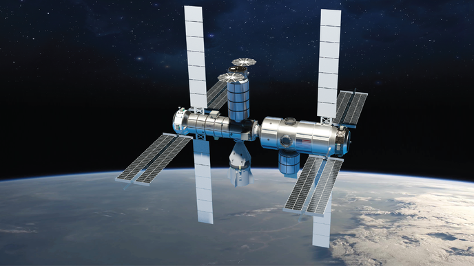 Vizualizace projektu nové vesmírné stanice