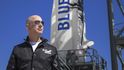 Ambice vydělávat na vesmírné turistice má i zakladatel Amazonu Jeff Bezos.