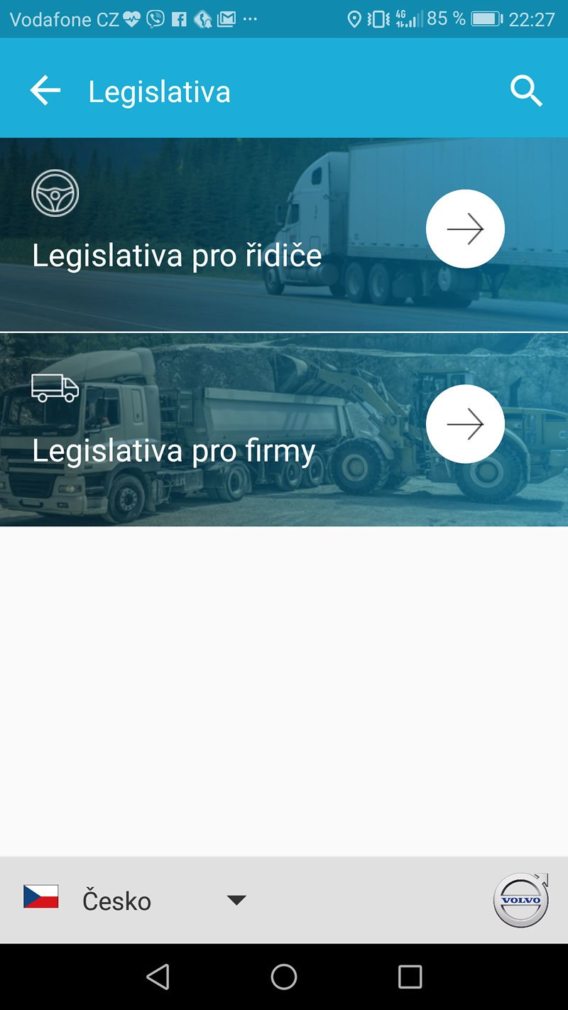 Podrobnou legislativu včetně originálních znění zákonů najdou odděleně řidiči a dopravci