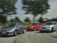 BMW 118i vs. Ford Focus EcoBoost vs. Opel Astra SIDI