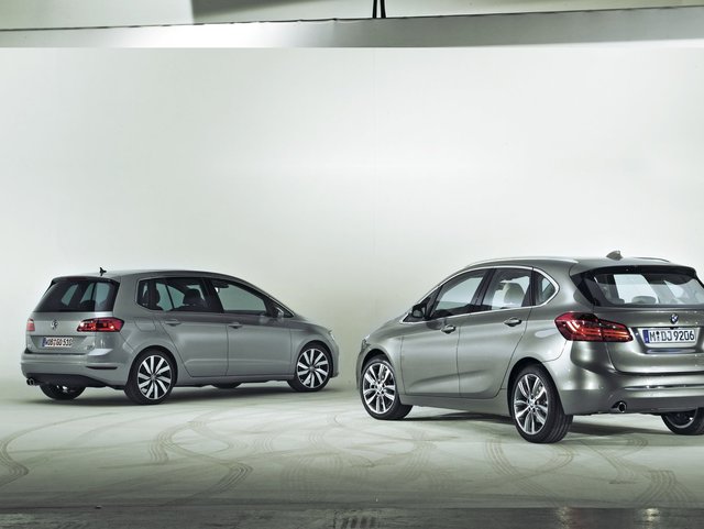 BMW 2 Active Tourer vs. Volkswagen Golf Sportsvan