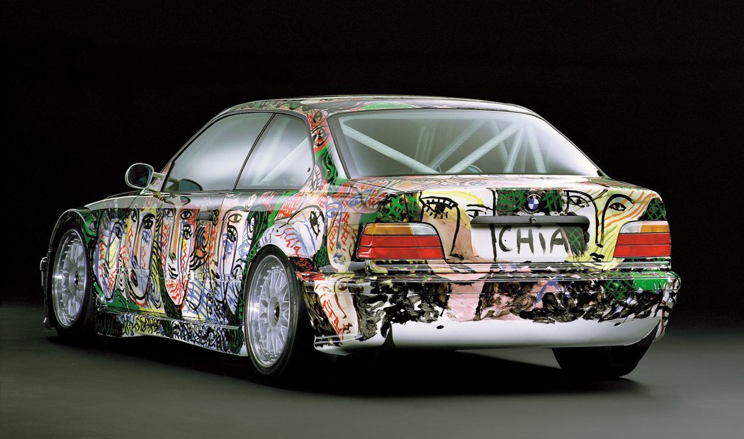 BMW 3 Coupe Art Car by Sandro Chia (1992)