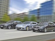 BMW 750i vs. Mercedes-Benz S 500 vs. Porsche Panamera