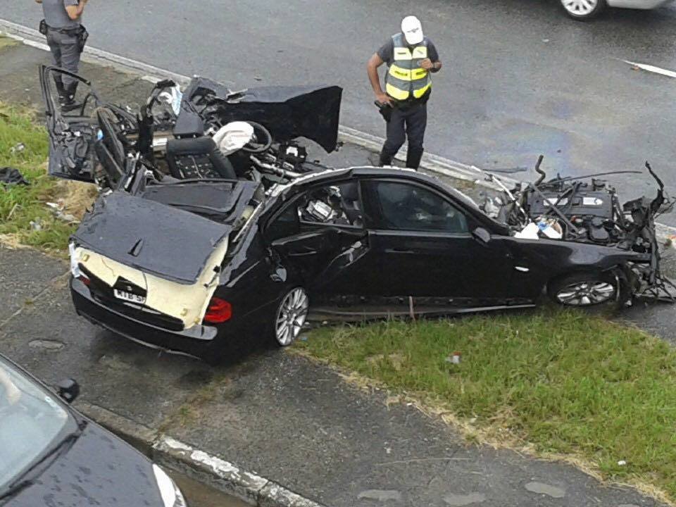 BMW skončilo po nehodě na odpis.