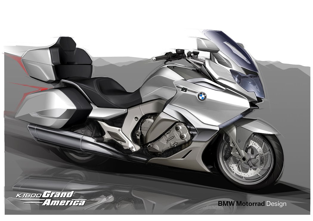 BMW K 1600 GT, K 1600 GTL, K 1600 B a K 1600 Grand America