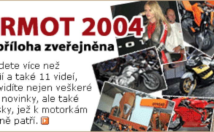 INTERMOT 2004: motorky a sexy holky