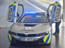 Policie má zpátky BMW i8. Úplně nové, opět na půl roku. Nehoda se stále vyšetřuje