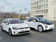 BMW i3 vs. Volkswagen e-Golf