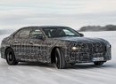 Elektrické BMW i7 během zimních testů