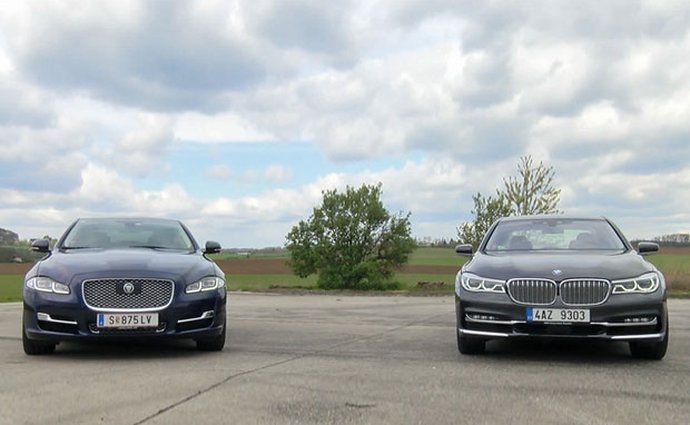 Video: BMW 730d xDrive a Jaguar XJ 3.0d ve sprintu na 400 metrů. Co bude rychlejší?