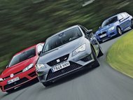 BMW M135i AT vs. Seat Leon Cupra 280 vs. VW Golf R