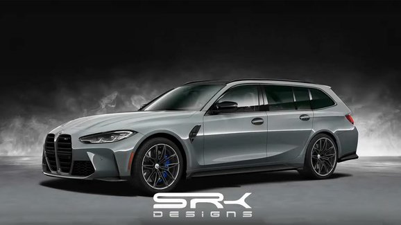 Grafik využívá patentových snímků k designu chystaného BMW M3 Touring