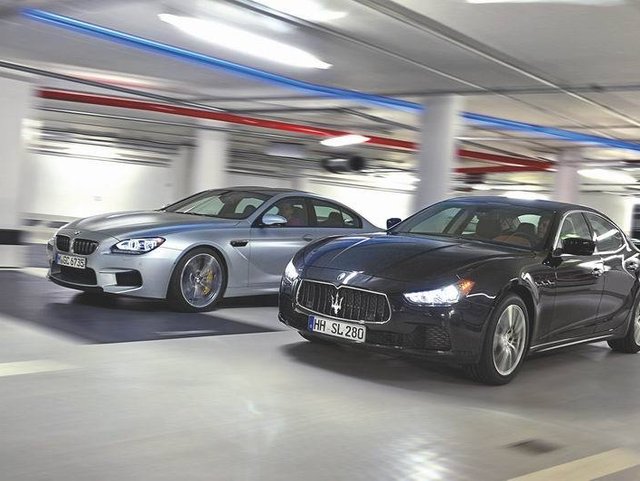 BMW M6 Gran Coupé vs. Maserati Ghibli S