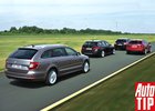BMW 320d Touring vs. Mazda 6 Wagon vs. Peugeot 508 SW vs. Škoda Superb Combi