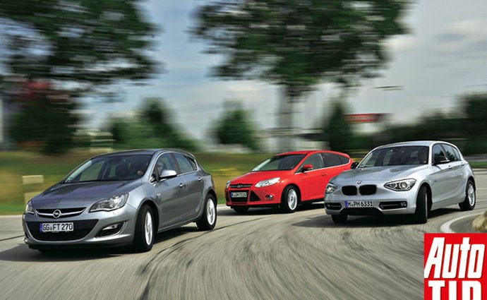 BMW 118i vs. Ford Focus 1.6 EcoBoost vs. Opel Astra 1.6 SIDI Turbo