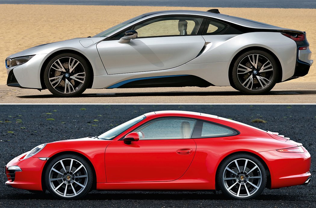 BMW i8 vs. Porsche 911