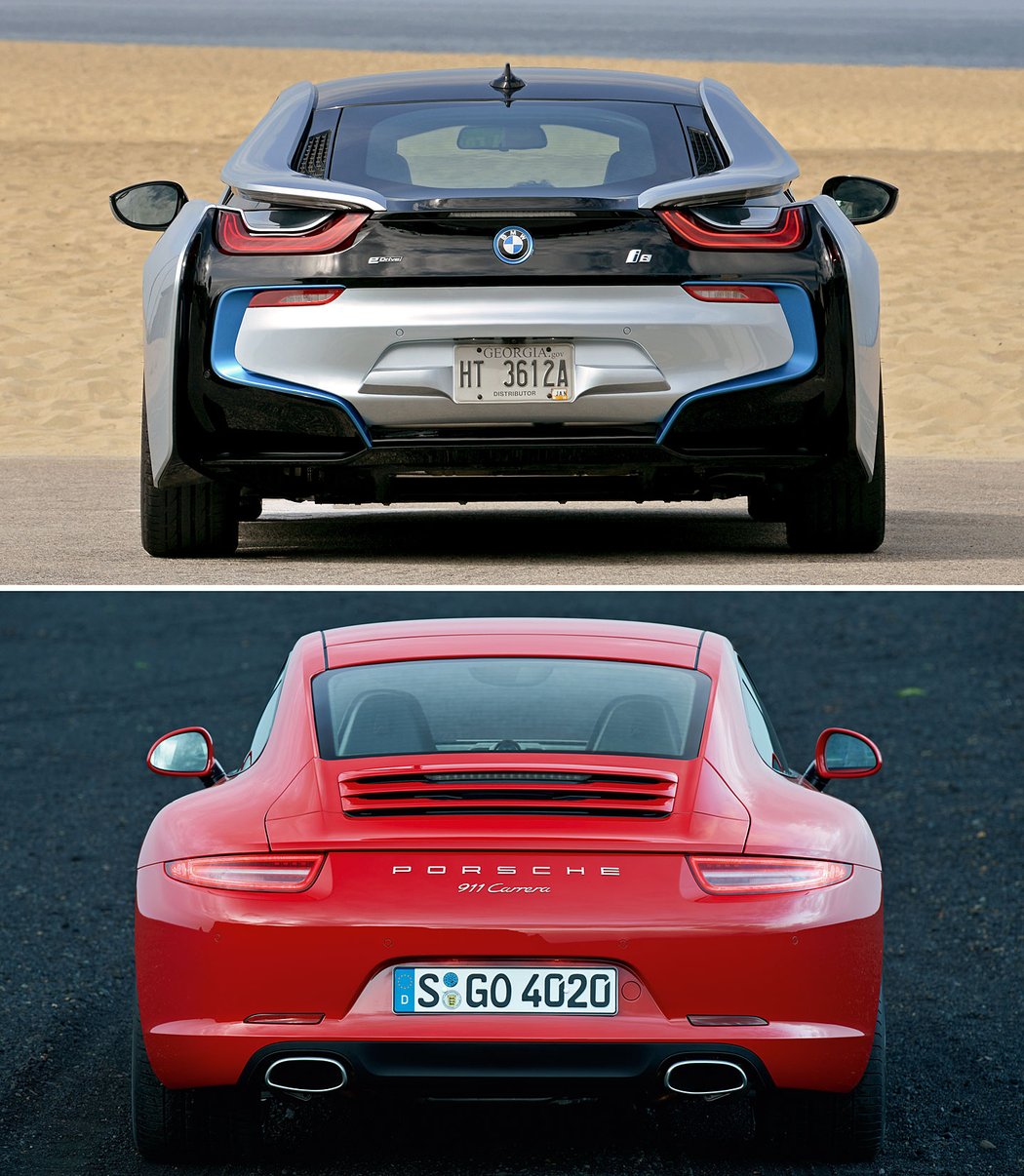 BMW i8 vs. Porsche 911