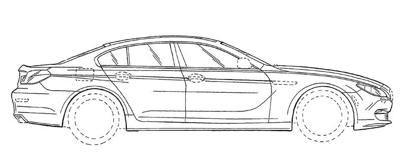 BMW 6 Gran Coupe na patentním úřadě