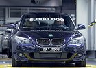 BMW řady 5: pět milionů vyrobených vozů v pěti generacích
