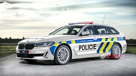 Policie ČR bude využívat BMW 5 Touring. Takhle nějak budou vypadat