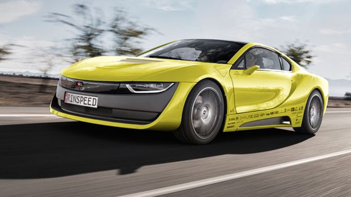 Rinspeed Etos: Koncept na základě BMW i8 umí sám řídit a přistává na něm dron (+video) Rinspeed Etos: Koncept na základě BMW i8 umí sám řídit a přistává na něm dron (+video)