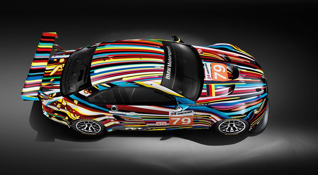 Jeff Koons 17. BMW Art Car, 2010 (BMW M3 GT2)