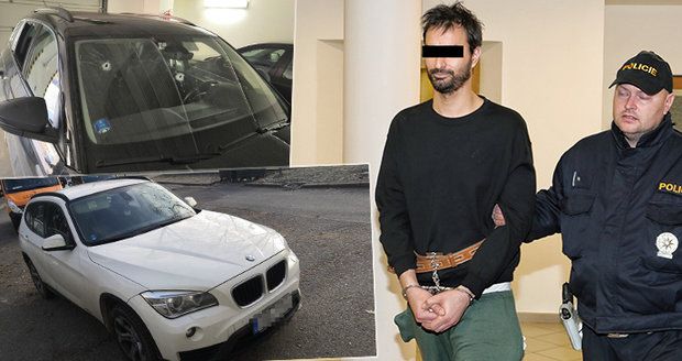 Střelec z BMW je prý pražský podnikatel: Michal V. není policii zcela neznámý