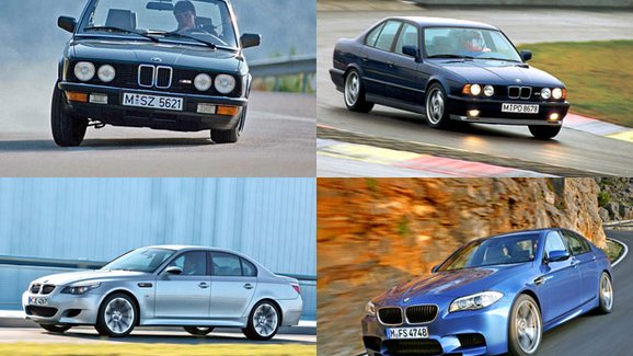 BMW M5: Připomeňte si historii ikonického sportovního sedanu v obrovské fotogalerii