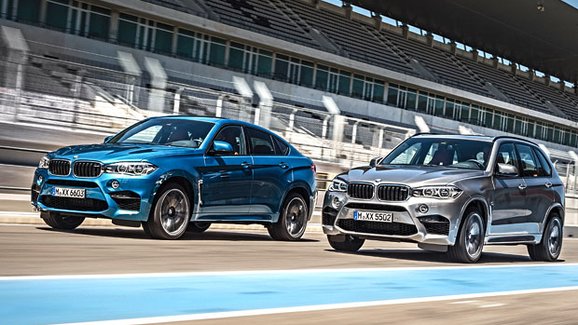BMW X5 M a X6 M 2015 mají 575 koní a 750 N.m