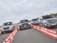 BMW X5 vs. Hyundai Grand Santa Fe vs. VW Touareg vs. Volvo XC90