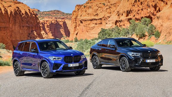 BMW představuje novou X5 M a X6 M, pod kapotou mohou mít až 625 koní